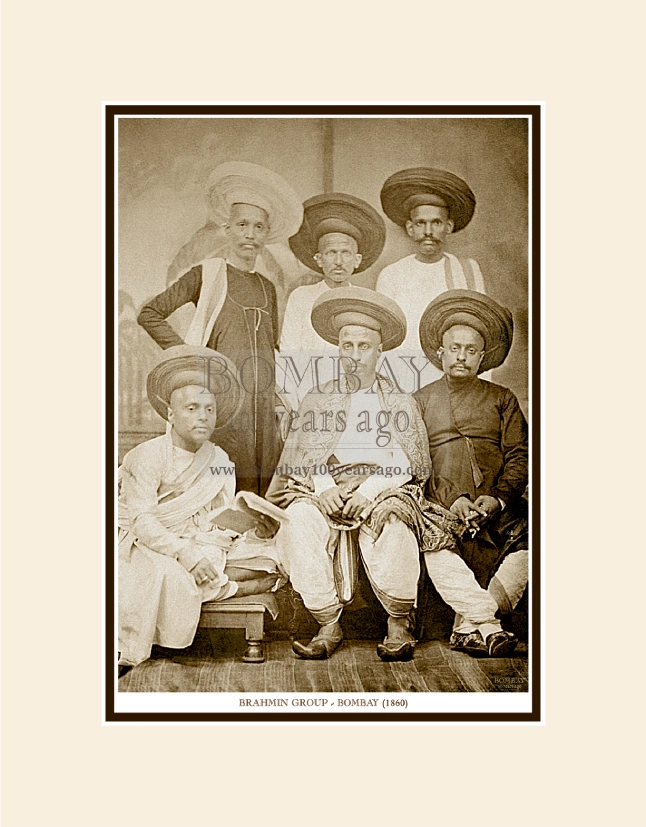 Brahmin Group Bombay Year-1860 Image
