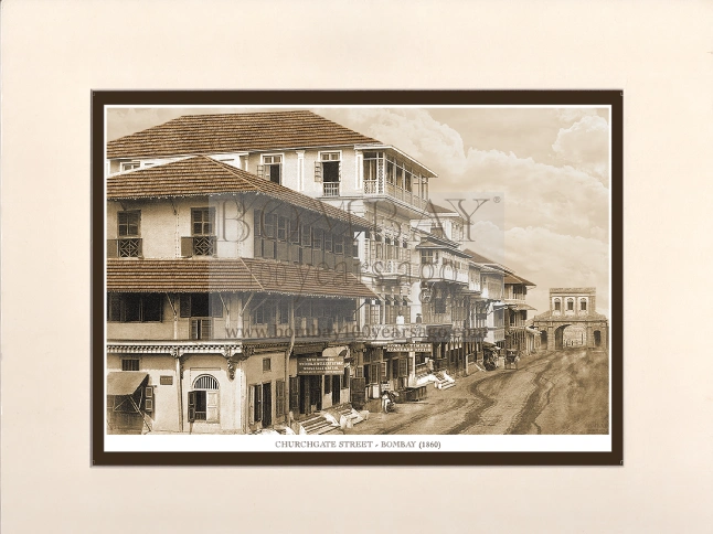 Churchgate Street Year-1860 (Code : 213) Image