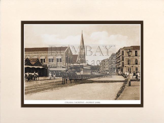 Colaba Causeway Year-1838 (Code : 020) Image