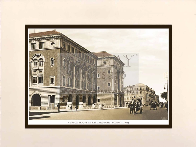 Custom House at Ballard Pier Year-1911 (Code : 132) Image
