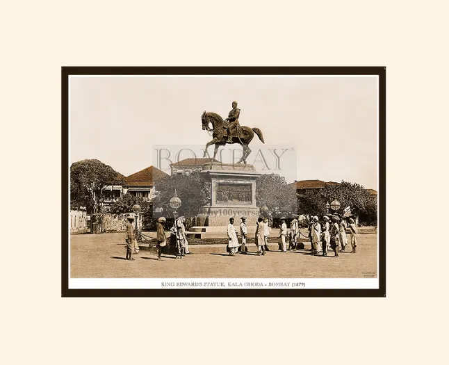 King Edwards Statue (Kala Ghoda) Year-1879 (Code : 182) Image
