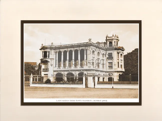 Lady Ratan Tata's Town Mansion Year-1915 (Code : 052) Image