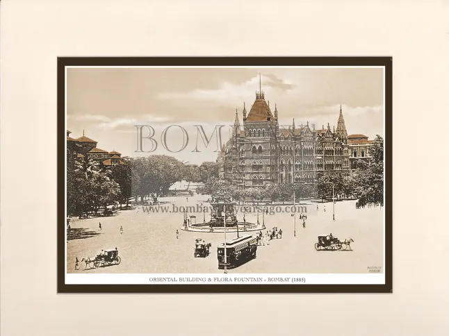 Oriental Building & Flora Fountain Year-1885 (Code : 097) Image