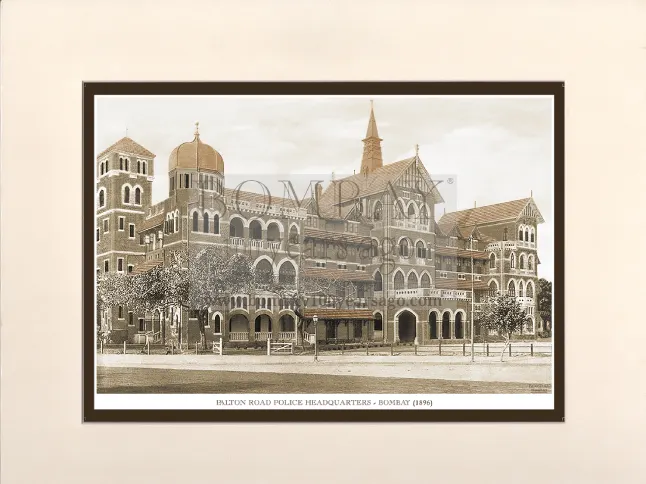 Palton Road Police Headquarters Year-1896 (Code : 208) Image