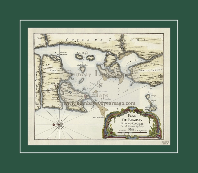 The Plan De Bombay Year-1750 (Code : 004) Image