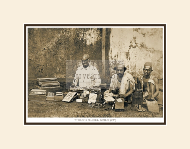 Work Box Makers Bombay Year-1873 Image
